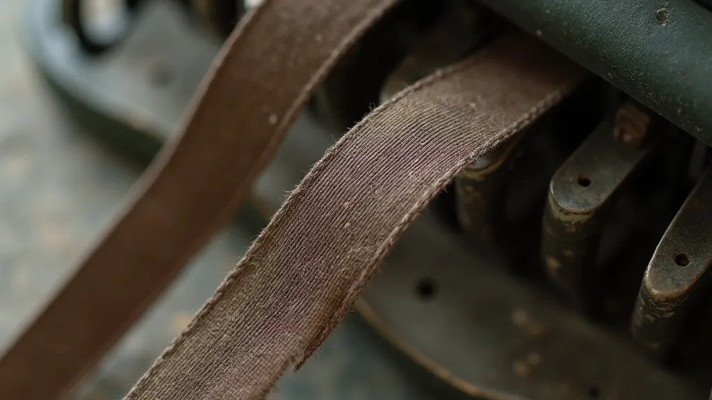 Antique silk typewriter ribbon
