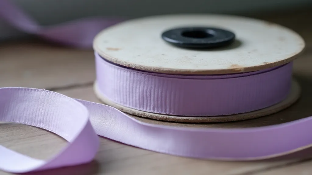 Vintage lavender typewriter ribbon