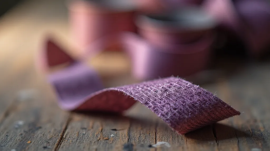 Faded purple typewriter ribbon