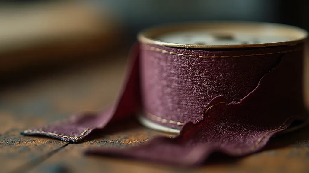 Vintage Hammond ribbon showing fading