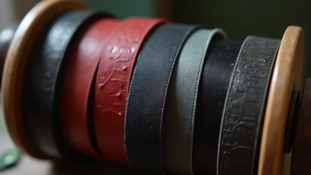 Collection of antique typewriter ribbons