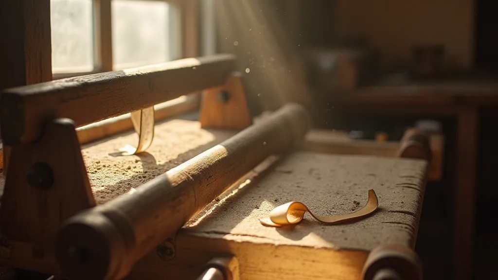 Antique silk loom