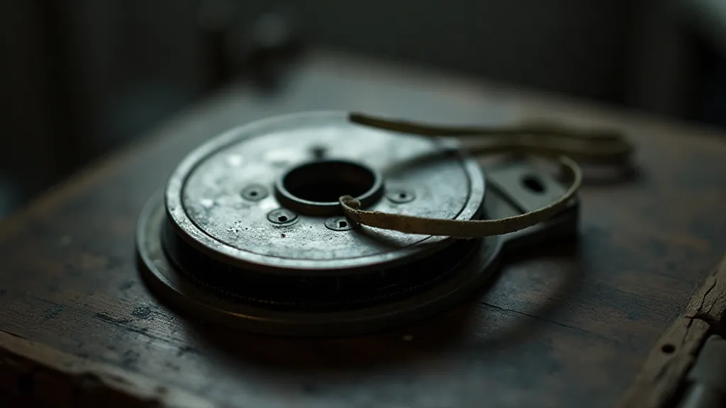 Vintage typewriter ribbon spool